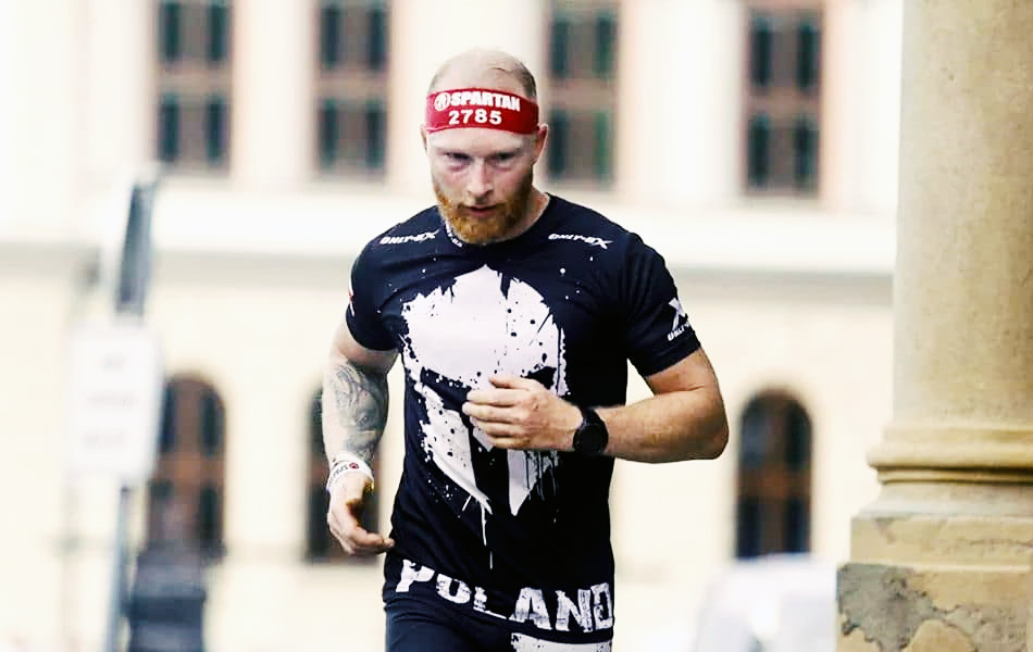 Termoaktywna koszulka do biegania z własnym nadrukiem - T-shirty koszulki treningowe męskie do ćwiczeń